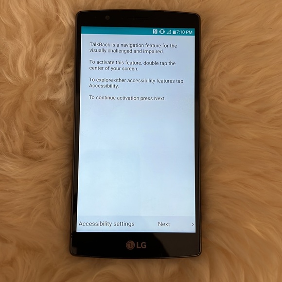 LG G4 Sprint Phone with leather case backing - Picture 4 of 4